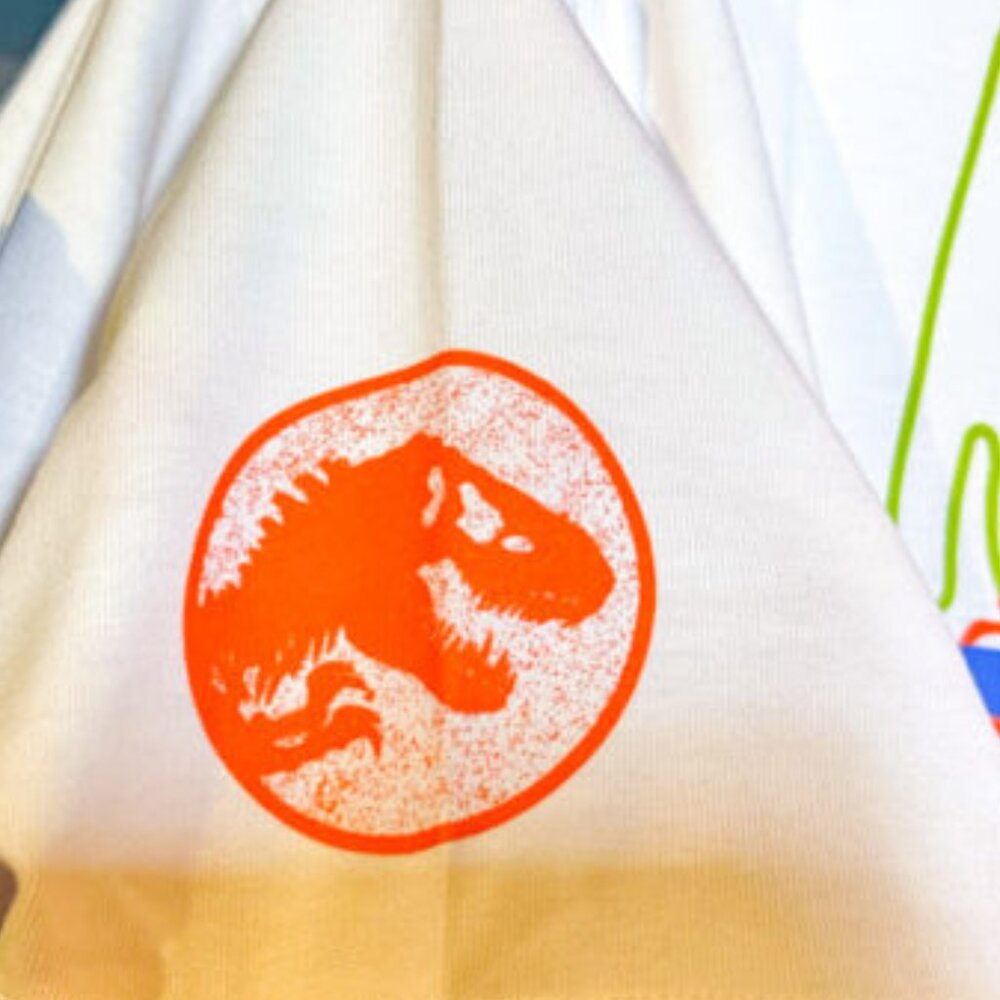 NWOT Universal Studios Jurrasic Park Oversized Crop Top‎ Size S - Picture 9 of 10